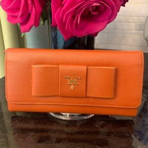 Prada Bow long Wallet